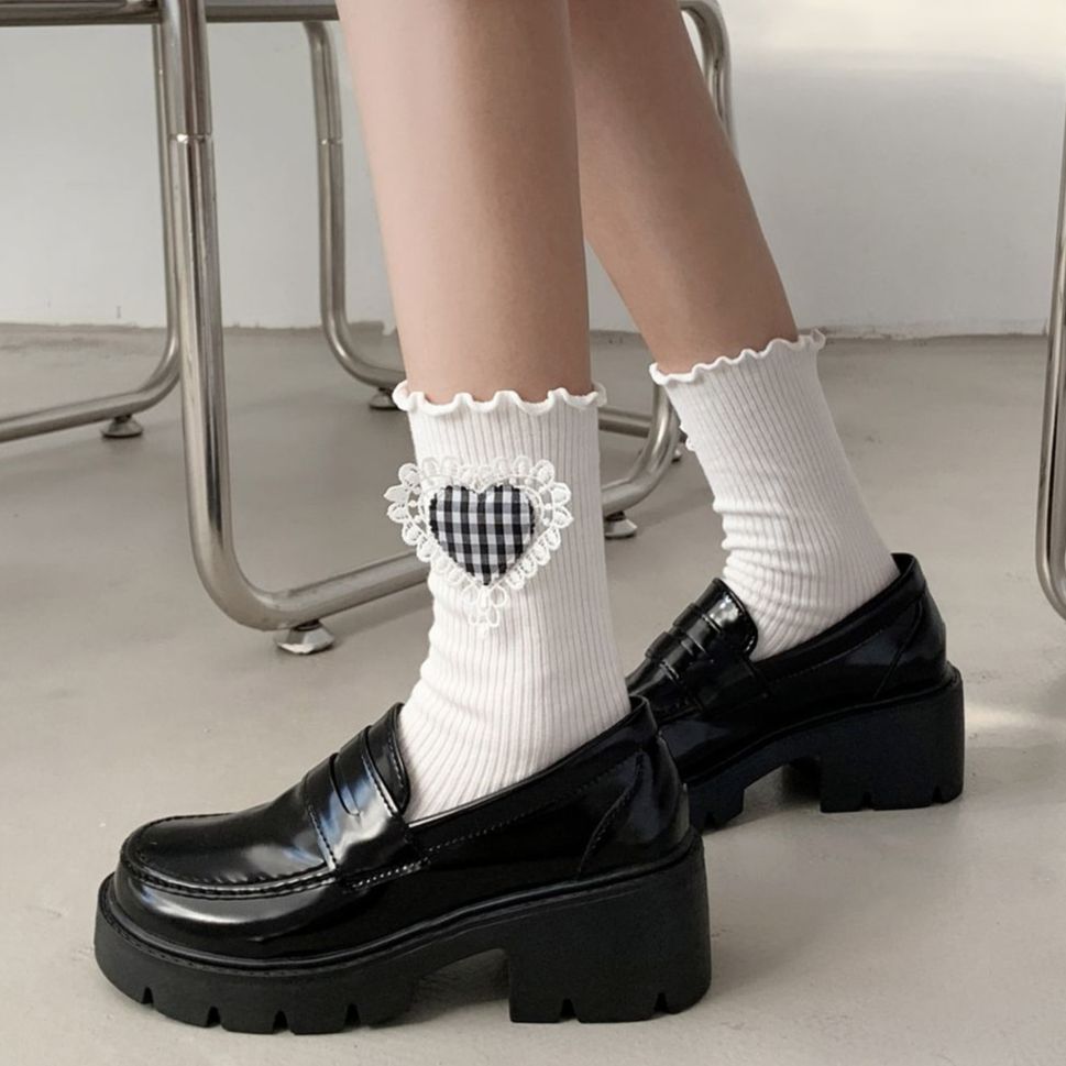 Geumxl lolita gothic shoes platforms Mary Jane Shoes Girls Japanese School Jk Uniform Accessories Lolita Shoes College Platform Shoes