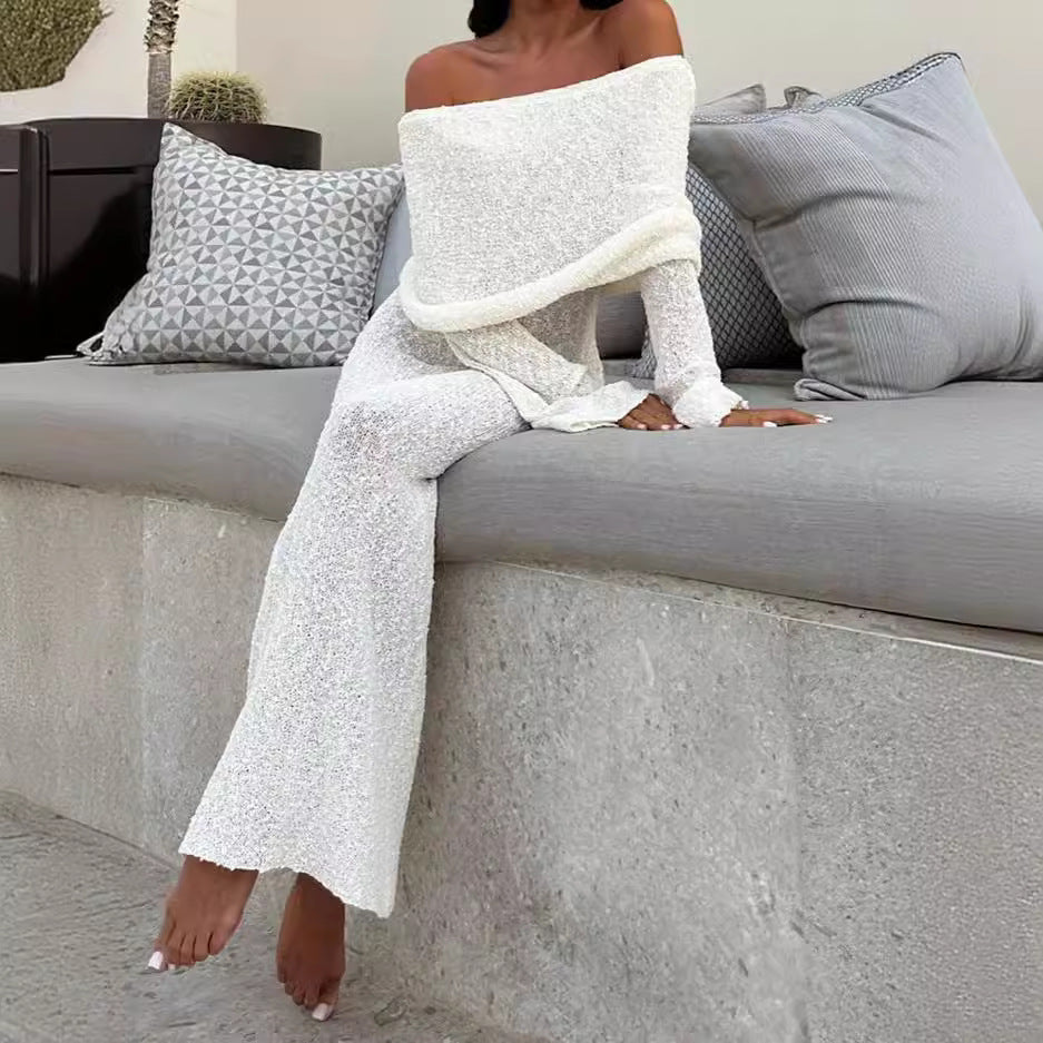 birthday outfit 2024 Spring New Fashionable Elegant White off-Shoulder Dress Socialite Style