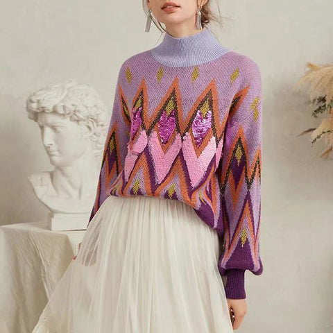 flare long sleeve elegant knit sweater women pull deep V neck Pullover tops Female Casual 2022 Autumn winter warm jumper