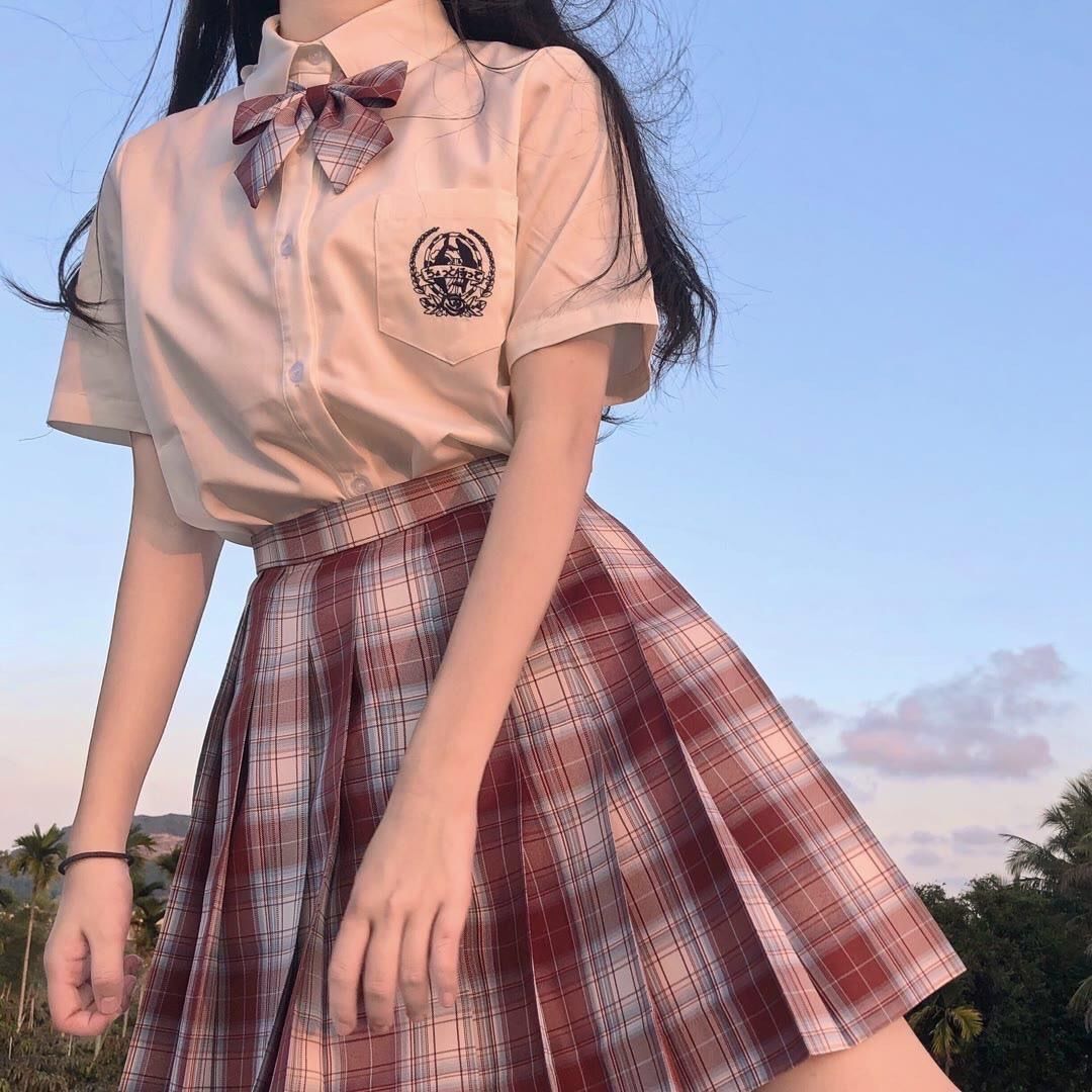 Geumxl 2023 Summer Women High Waist Pleated Skirts Harajuku Korean Style Fashion Cute Kawaii Mini Skirts Girls Students Plaid Skirt