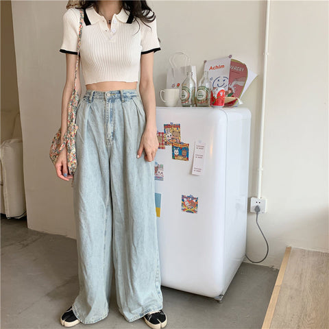 Geumxl Women Summer T-Shirt Short Sleeves Round Neck Slim Fit Casual Pullover Crop Harajuku Y2k Tops E-Girl Clothes Kawaii Korean Style