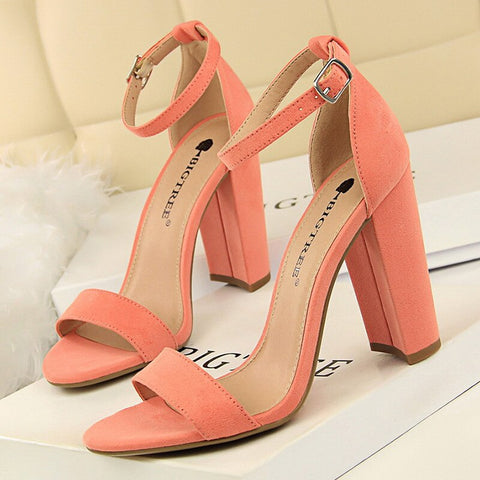 Geumxl Shoes Women Heels Women Shoes High Heel Plus Size Women Pumps Wedding Shoes Ladies Classic Sandals Chaussure Femme