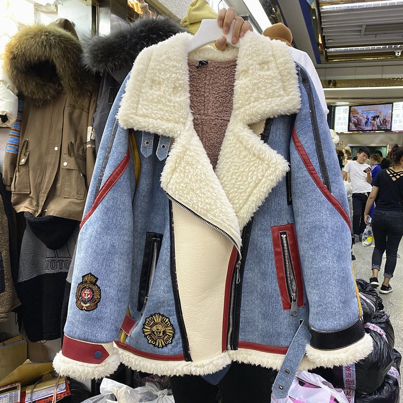 Coats Jackets Women Faux Fur Teddy Outerwear Female Overcoat Bomber Jacket Winter Coat Fashion Vintage Suit Harajuku Gothic