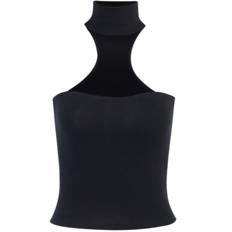 sexy tube tops for women summer sleeveless black slim halter clubwear backless tank tops female 2022 streetwear vest
