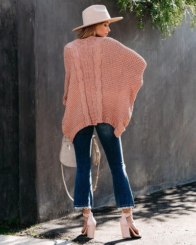 Geumxl Plus Size Loose Knitted Cardigan Women Coat Casual Long Sleeve Oversize Autumn Winter Sweater Vintage Long Jumper Boho