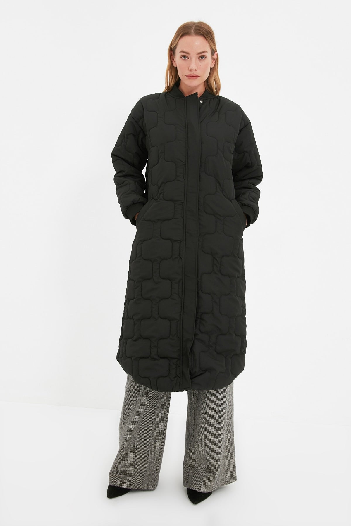 Geumxl Long Quilted Coats