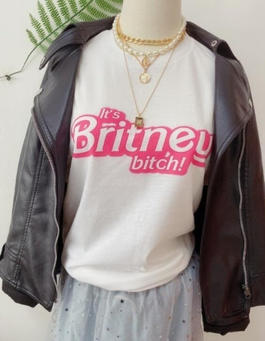 sunfiz HJN Britney Make America Great Again T-Shirt Women&#39;s Tumblr Fashion Cute Funny Shirt Hipsters Street Style Top